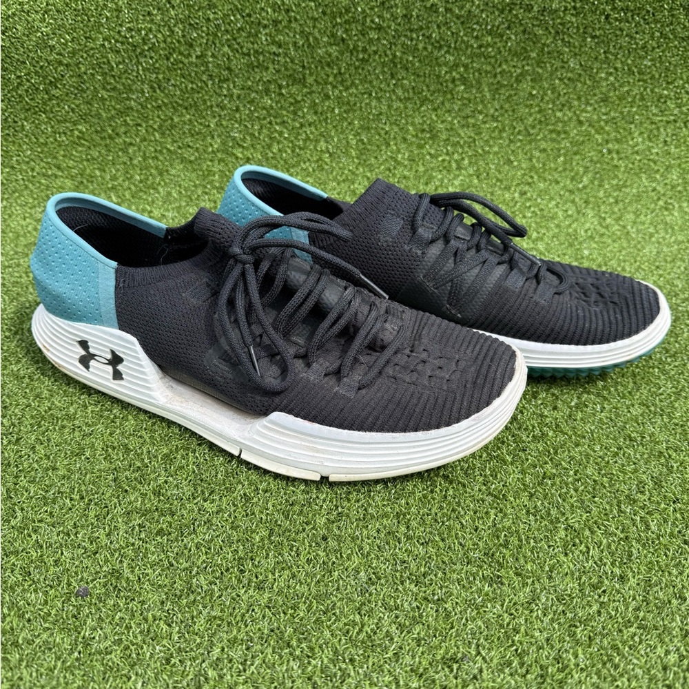 Under Armour Black and Blue Athletic Shoes